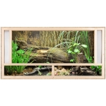 REPITERRA Terrarium Reptiles & Batraciens En Bois OSB, Facile à Monter avec Aération sur la Face Avant - 120x60x60cm