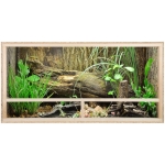 Repiterra Terrarium Reptiles & Batraciens En Bois OSB , Facile à Monter, Vivarium avec Aération Sur Les Côtés – 120x50x50cm