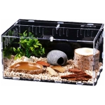 Teca pour tortues de terre, terrarium pour reptiles, terrarium pour tortues de terre, maison tortues de terre, robuste et durable, convient à une variété d'animaux, tels que les araignées, les geckos,